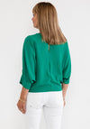 d.e.c.k. by Decollage One Size Keyhole Back Top, Green