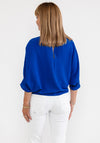 d.e.c.k. by Decollage One Size Keyhole Back Top, Royal Blue