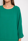 d.e.c.k. By Decollage One Size Batwing Top, Green