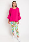 d.e.c.k. By Decollage One Size Batwing Top, Fuchsia