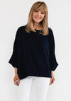 d.e.c.k. by Decollage One Size Batwing Top, Navy