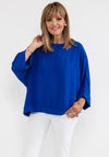 d.e.c.k. by Decollage One Size Batwing Top, Royal Blue