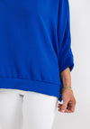 d.e.c.k. by Decollage One Size Batwing Top, Royal Blue