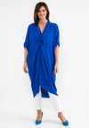 d.e.c.k. by Decollage One Size Long Tunic Top, Royal Blue
