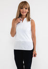 d.e.c.k. by Decollage Sleeveless Blouse, White