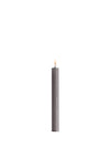 Deluxe Homeart LED Real Flame Dinner Candle Pair, Sand