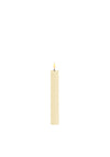 Deluxe Homeart LED Real Flame Small Candle Pair, Cream