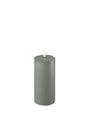 Deluxe Homeart Indoor Led 20cm Candle, Salvie Green