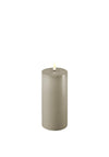 Deluxe Homeart Indoor Led 20cm Candle, Grey