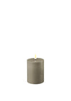 Deluxe Homeart Indoor Led Tall 10cm Candle, Grey