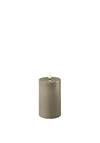 Deluxe Homeart Indoor Led 12.5cm Candle, Grey