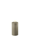 Deluxe Homeart Indoor Led Tall 15cm Candle, Grey