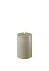 Deluxe Homeart Indoor Led 15cm Candle, Grey