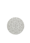 Denby Monsoon Filigree Round Set of 4 Coasters, Silver
