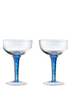 Denby Champagne Saucers Set of 2, Imperial Blue