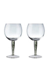 Denby Set of Two Jet Gin Glasses, Black