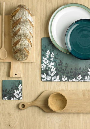 Denby Colours of Green Foliage Coasters Set of 6