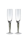 Denby Jet Champagne Flutes, Set of 2
