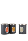 Denby Storage Canisters Set of 3, Grey