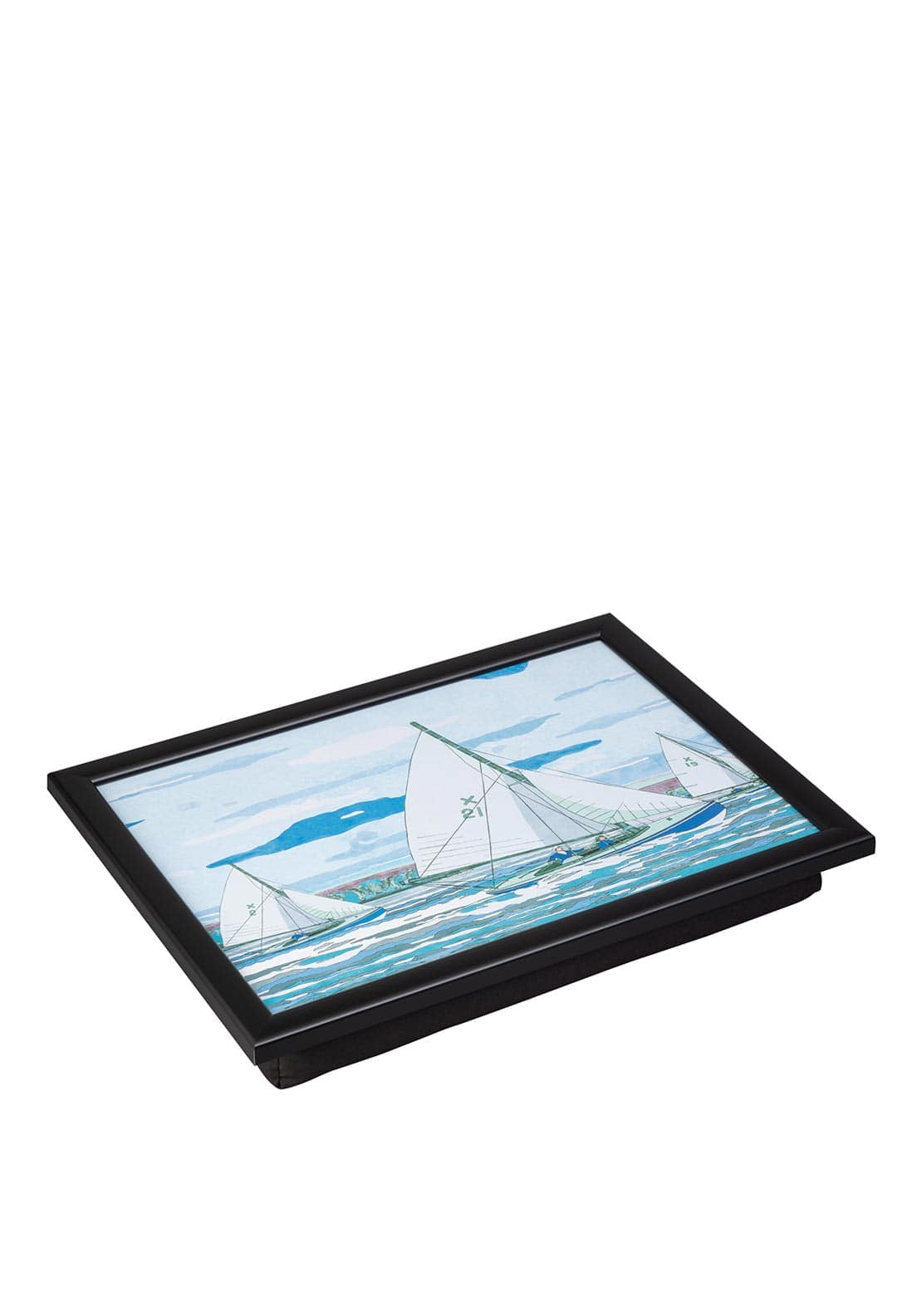 Denby Sailing Laptray, Blue & Black