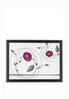 Denby Tiffany Rose Laptray with Black Edge