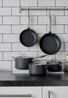 Denby Hard Anodised 5 Piece Pan Set, Black