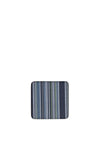 Denby Stripe Print Set of 6 Coasters, Black Multi