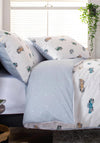Deyongs Reversible Out Tracking Print Duvet Set, White
