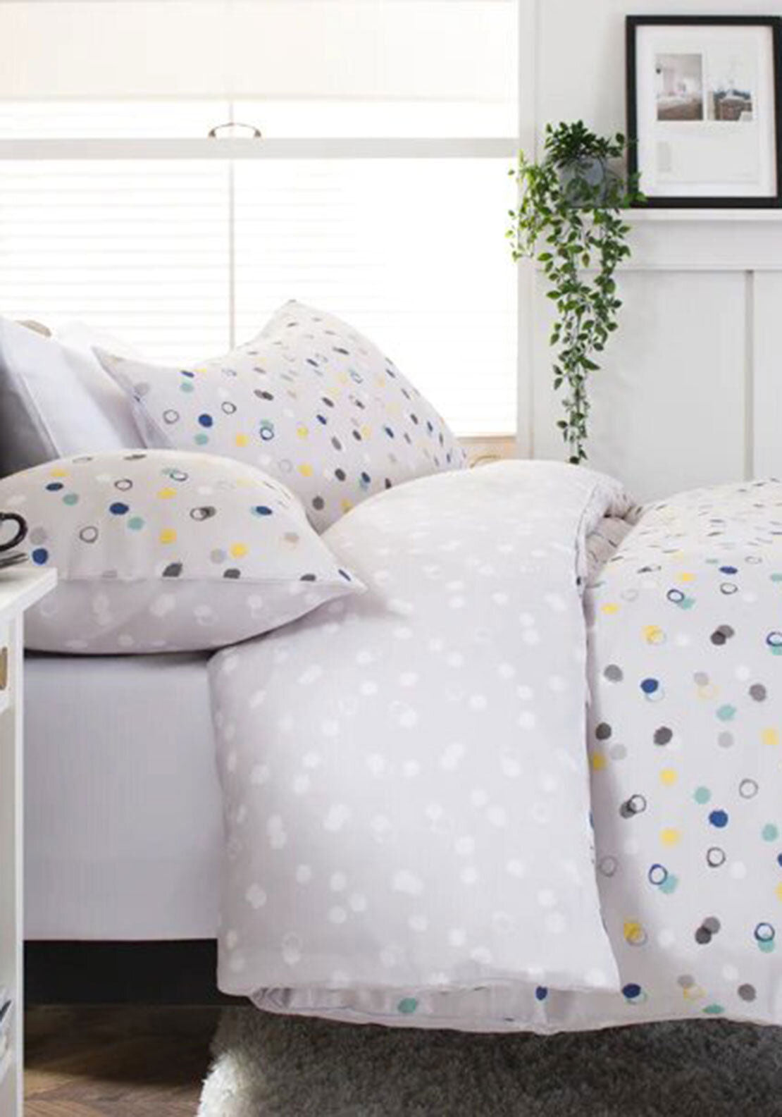 Deyongs Splodge Duvet Set, Grey
