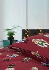 Deyongs Nutcracker Soldier Duvet Set, Red