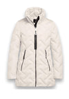 District Wing Quilted Coat, Off White