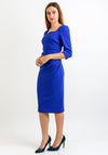 Diva Ferndown Stretch Crepe Pencil Dress, Cobalt Blue