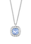 Dyrberg/Kern Kelly Necklace, Silver & Light Blue