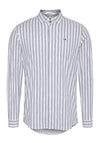 Tommy Jeans Stripe Stretch Poplin Shirt, Navy