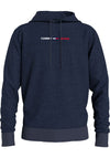 Tommy Jeans Straight Logo Hoodie, Twilight Navy