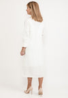 Dolcezza Linen Tunic Shirt Dress, Off White