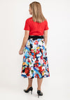 Dolcezza Bold Print Midi Skirt, Multi