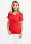 Dolcezza Round Neck T-Shirt, Red