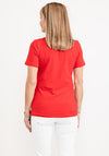 Dolcezza Round Neck T-Shirt, Red