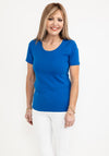 Dolcezza Round Neck T-Shirt, Royal Blue