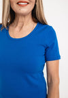Dolcezza Round Neck T-Shirt, Royal Blue