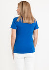 Dolcezza Round Neck T-Shirt, Royal Blue