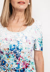 Dolcezza Bubble Print T-Shirt, Silver Multi
