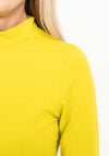 Dolcezza Long Sleeve Turtle Neck T-Shirt, Kiwi