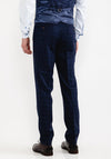 Douglas Romelo Check Trousers, Navy
