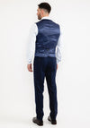 Douglas Romelo Check Waistcoat, Navy