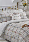 Dreams & Drapes Marston Check Duvet Cover & Pillowcase Set, Pink