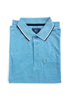 Daniel Grahame Short Sleeve Polo Shirt, Light Blue