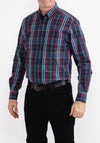 Daniel Grahame Drifters Check Shirt, Navy & Red
