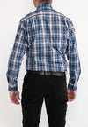 Daniel Grahame Drifters Check Shirt, Beige & Blue